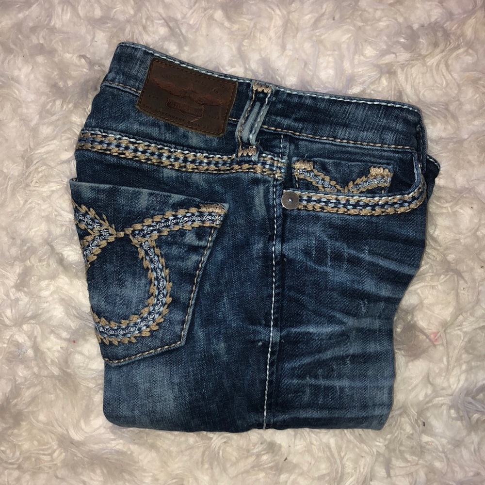 Big Star Acid wash skinnies